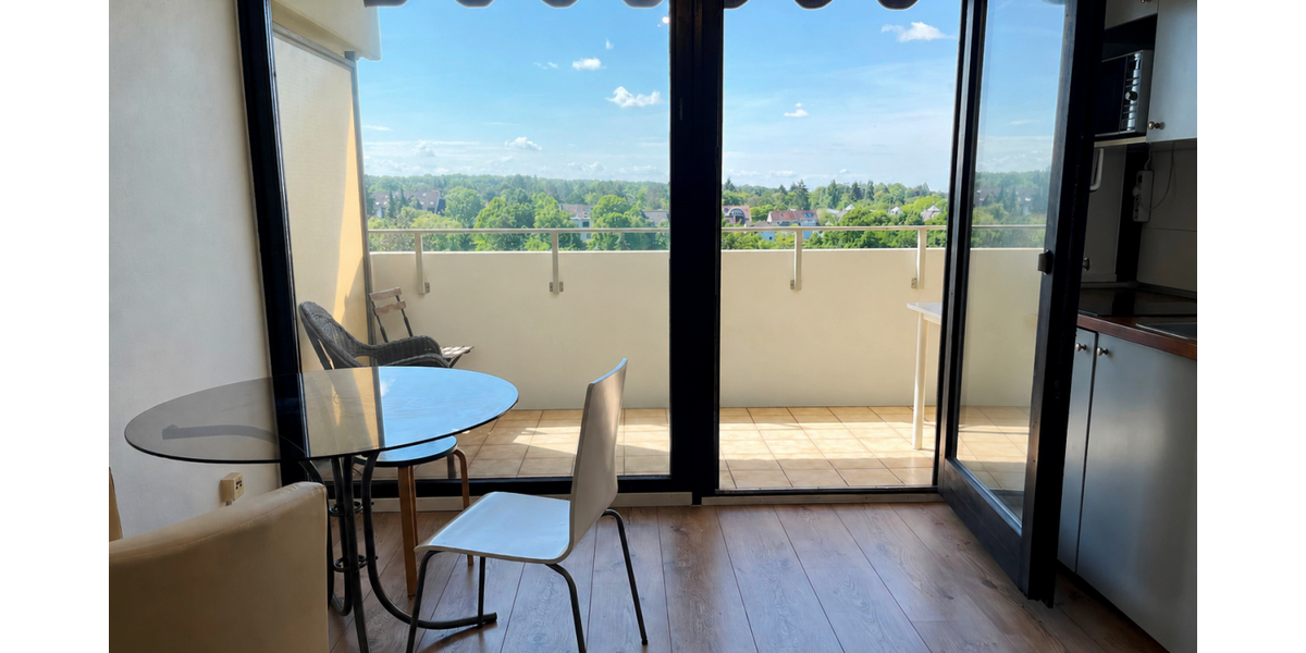 F-Sachsenhausen: Spektakulärer Weitblick! Schönes 1-Zimmer-Apartment in sehr guter Lage! - Etagenwohnung Frankfurt am Main Sachsenhausen Süd | Angebot:26560653