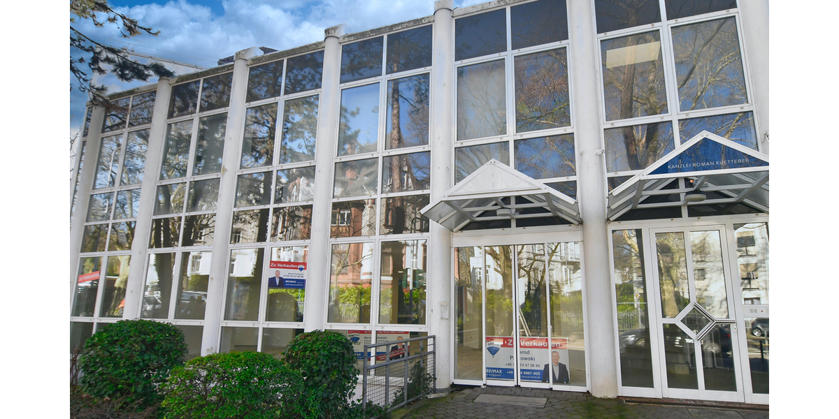 Ansicht Laden, Büro