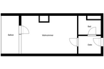 F-Sachsenhausen: Spektakulärer Weitblick! Schönes 1-Zimmer-Apartment in sehr guter Lage! - Etagenwohnung Frankfurt am Main Sachsenhausen Süd | Angebot:26560653