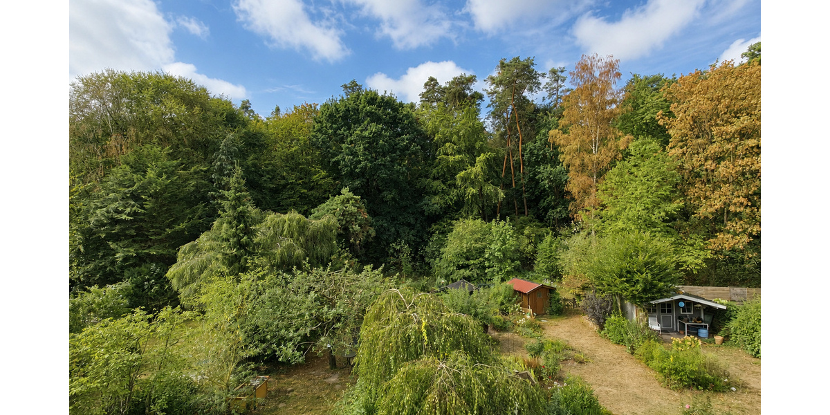 Blick vom Balkon